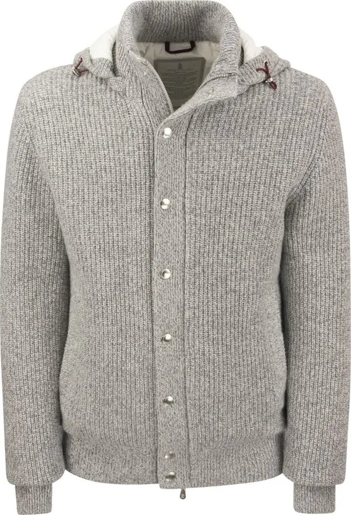 Brunello Cucinelli Hooded Bomber Jacket