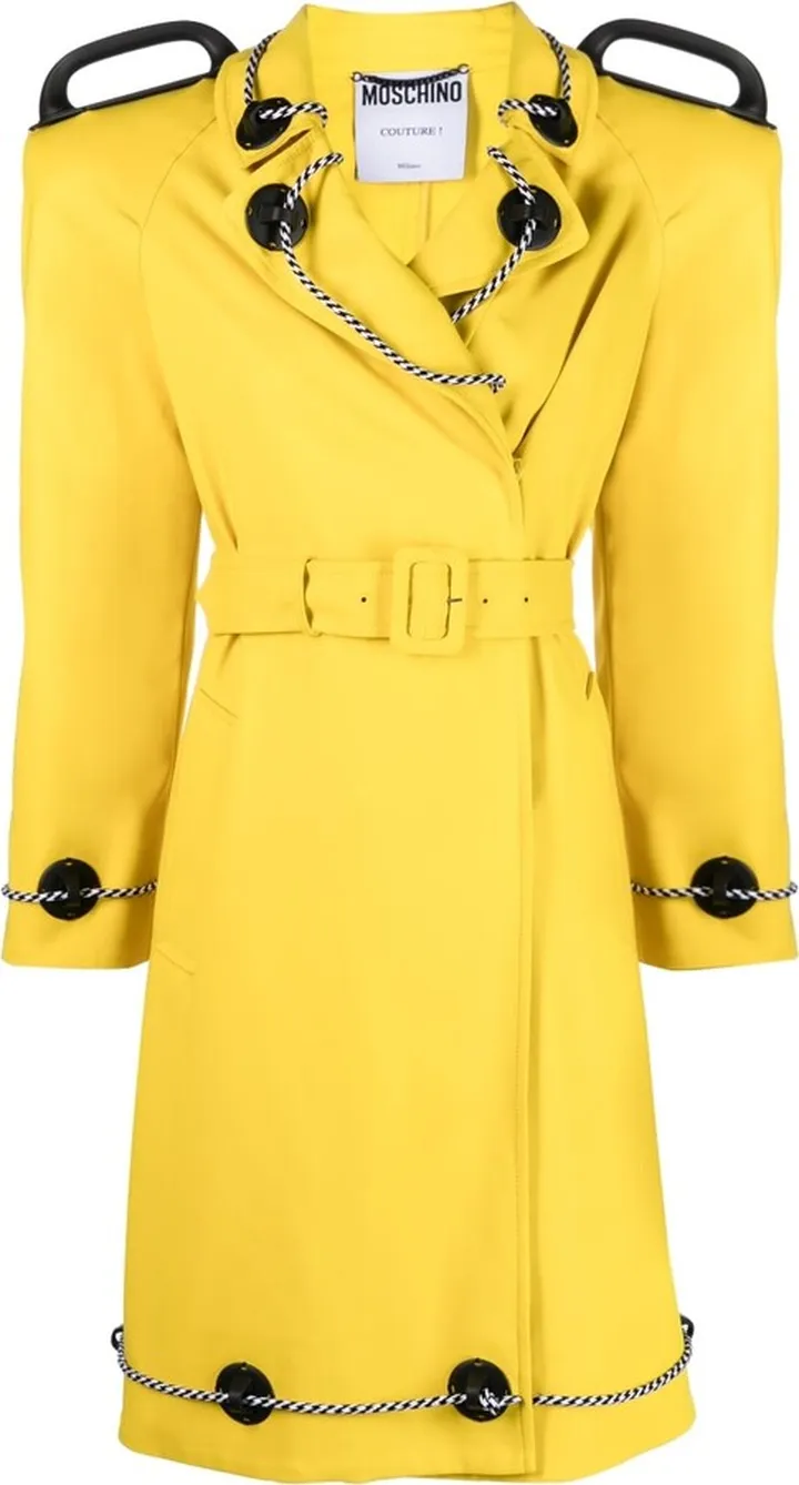Belted-Waist Trench Coat