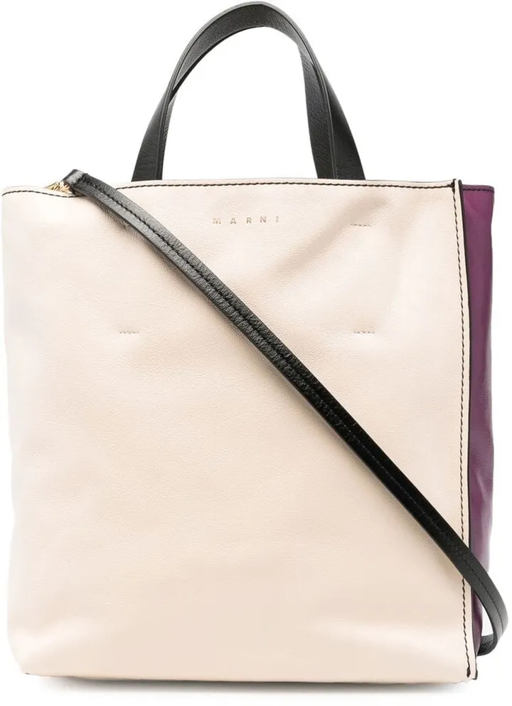 Museuo colour-block tote bag