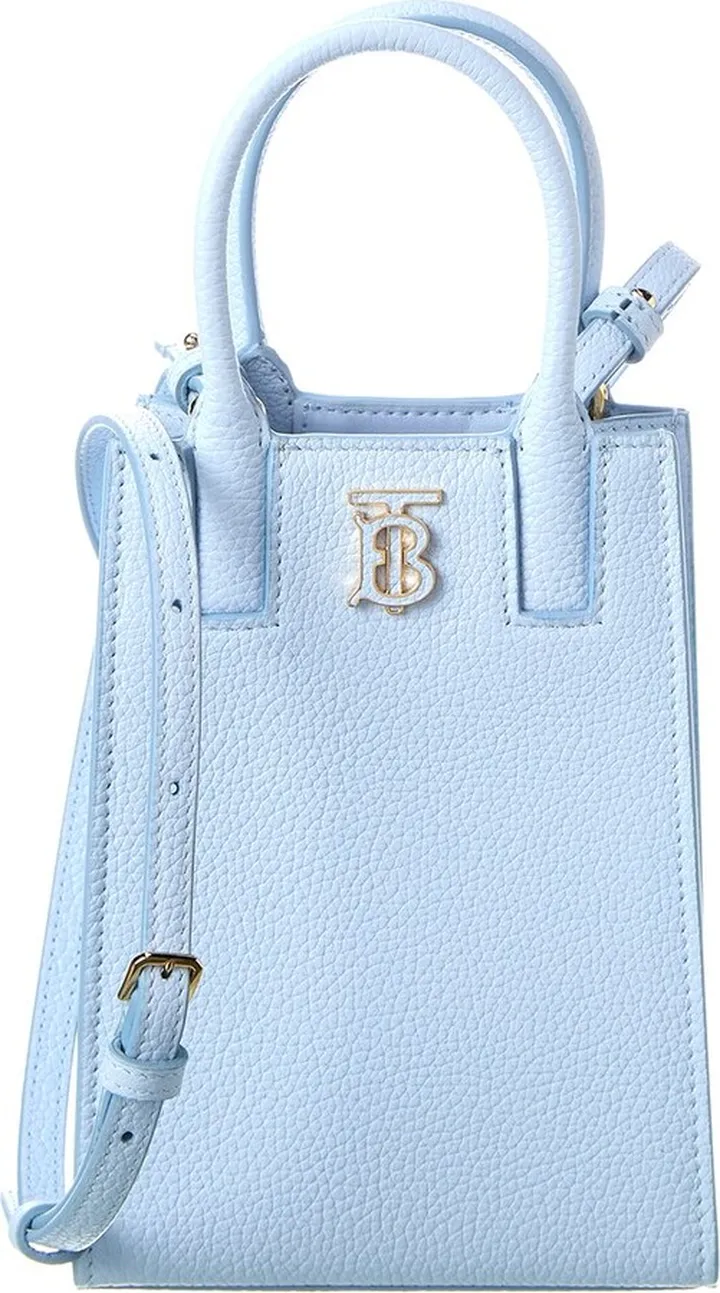 Burberry Tb Leather Phone Tote