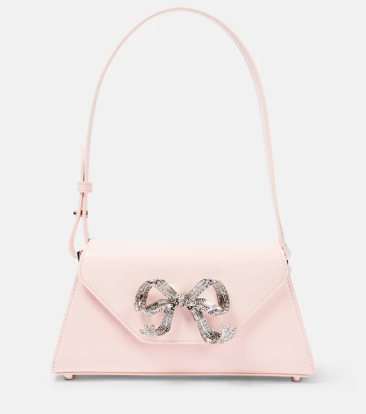 Bow Mini leather shoulder bag