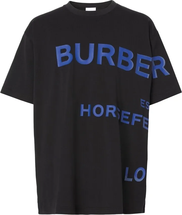 Horseferry-print oversized T-shirt