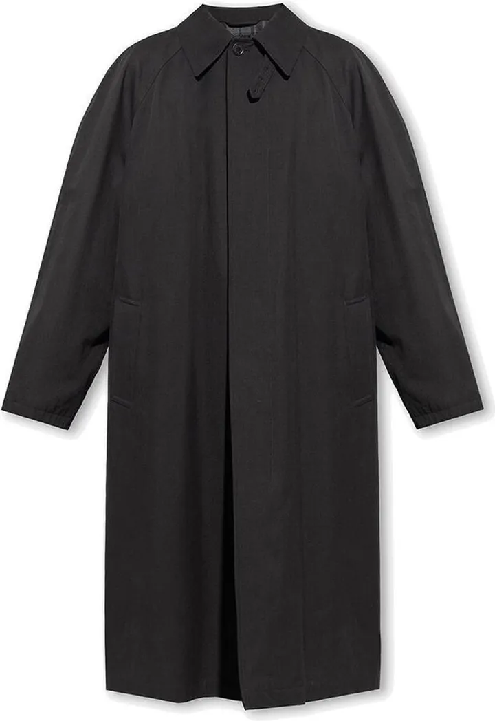 Balenciaga Single-Breasted Midi Coat