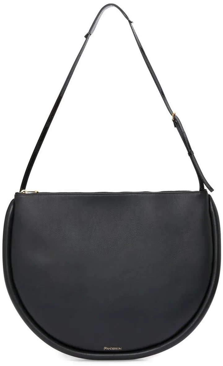large Bumper-Moon leather shoulder bag
