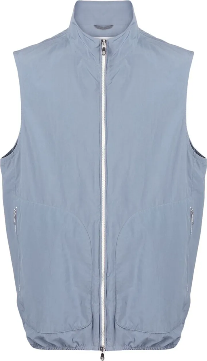 Water-Resistant High-Neck Gilet