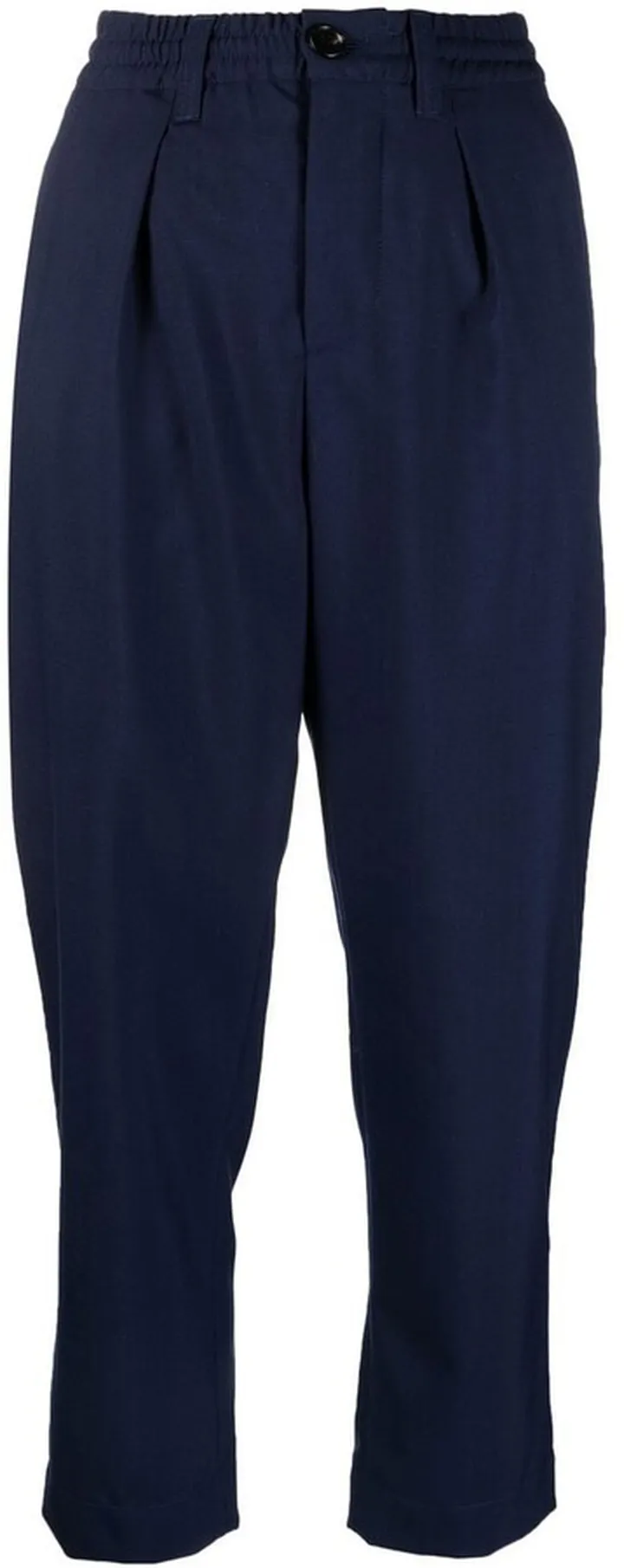 Cropped-Leg Chino Trousers