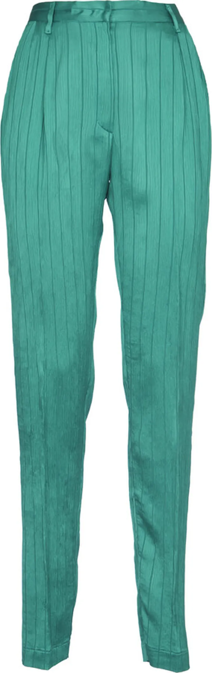 High-waisted Striped Trousers