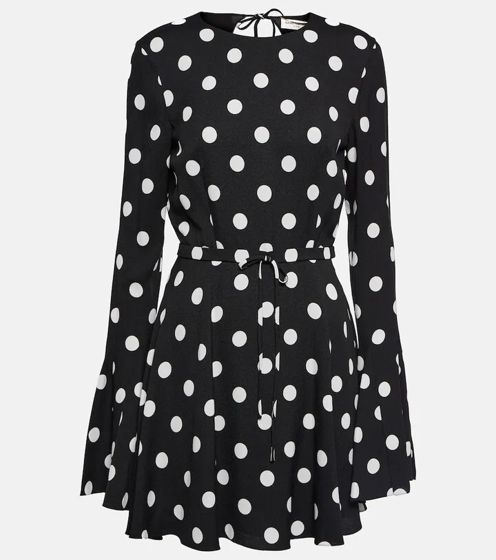 Polka-dot minidress