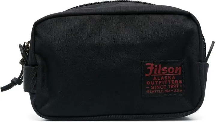 Classic Logo-Patch Wash Bag