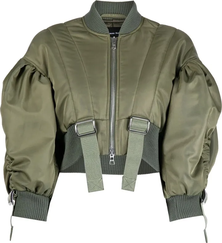Cropped Bomber Jacket
