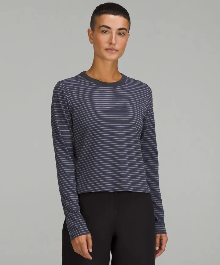 Classic-Fit Cotton-Blend Long Sleeve Shirt