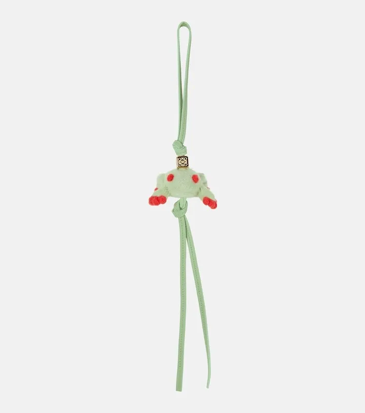 Frog bag charm