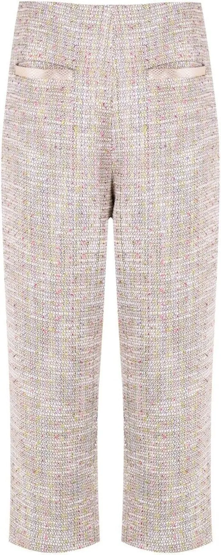 Cropped Tweed Trousers
