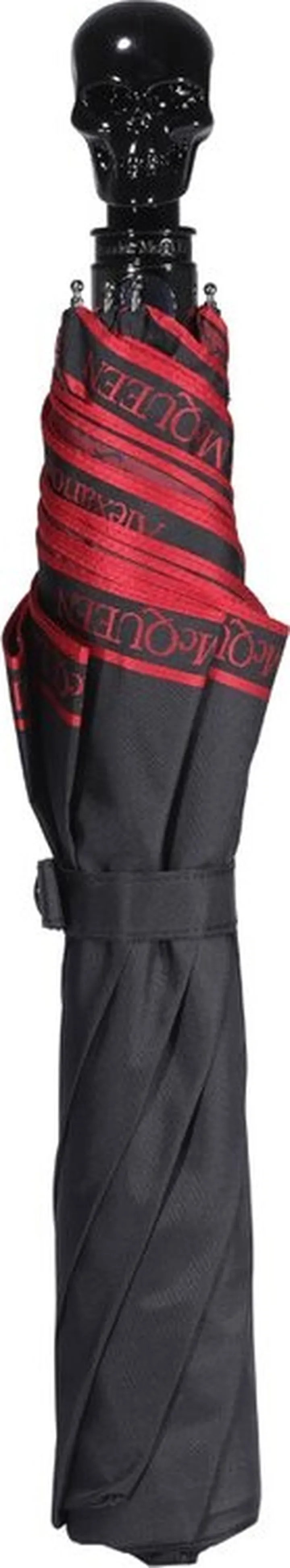Alexander McQueen Skull Logo Trim Umbrella