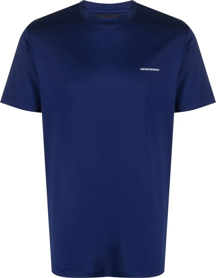 logo-print lyocell-cotton T-shirt