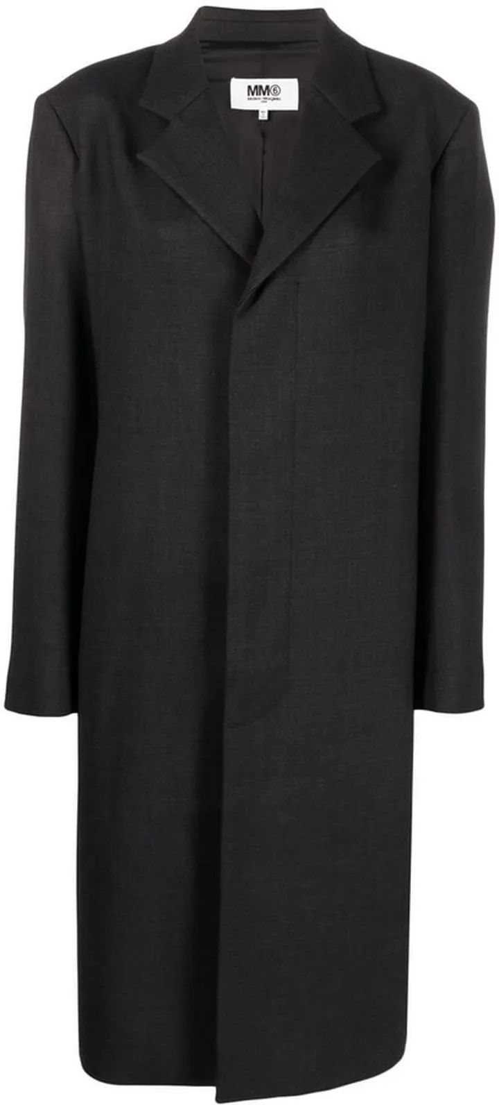 Single-Breasted Tailored Coat