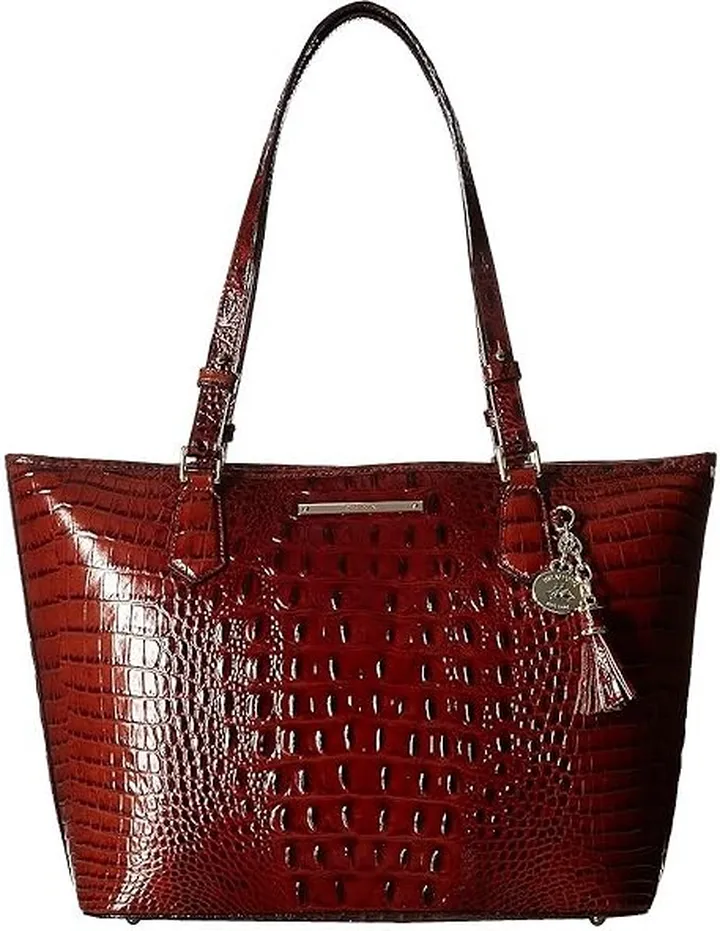 Brahmin Melbourne Medium Asher Bag (Pecan) Handbags