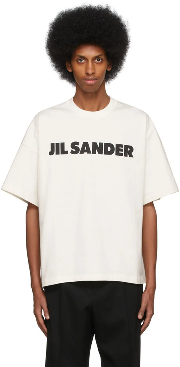 Jil Sander Off-White Logo T-Shirt