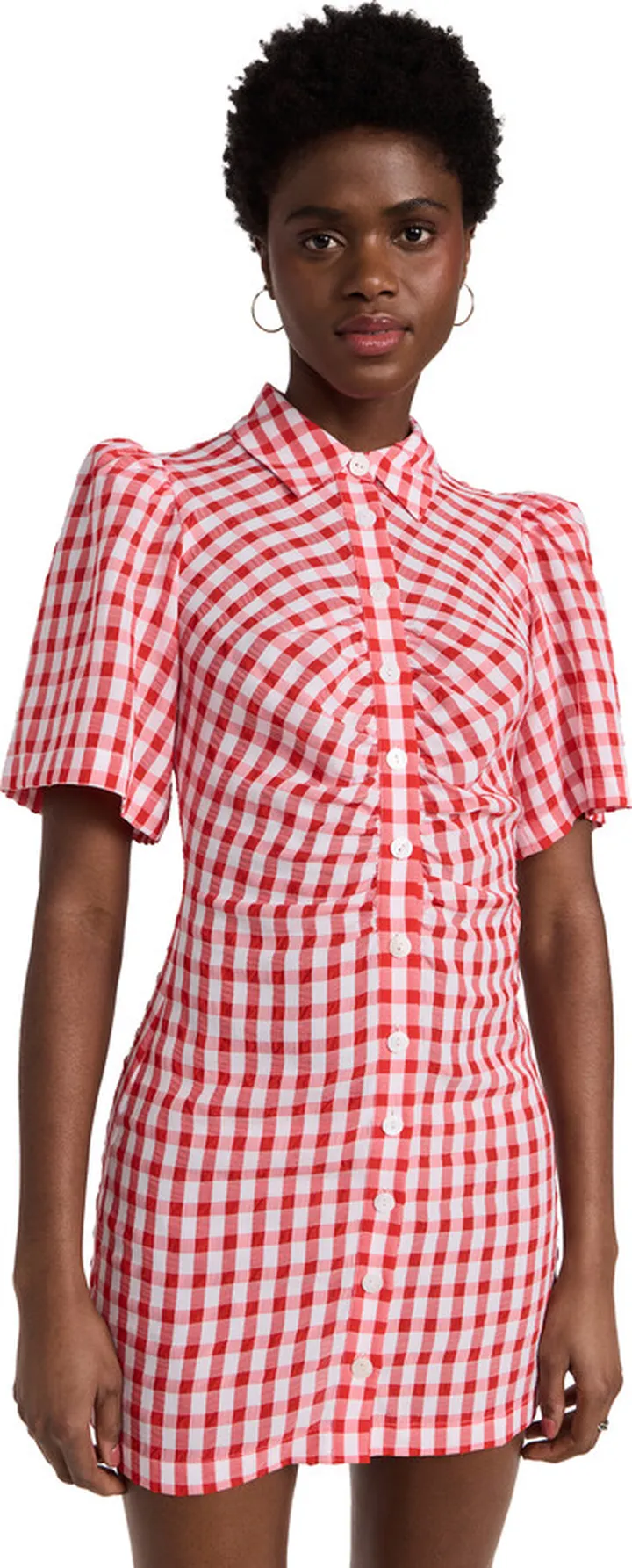KITRI Nellie Mini Shirt Dress