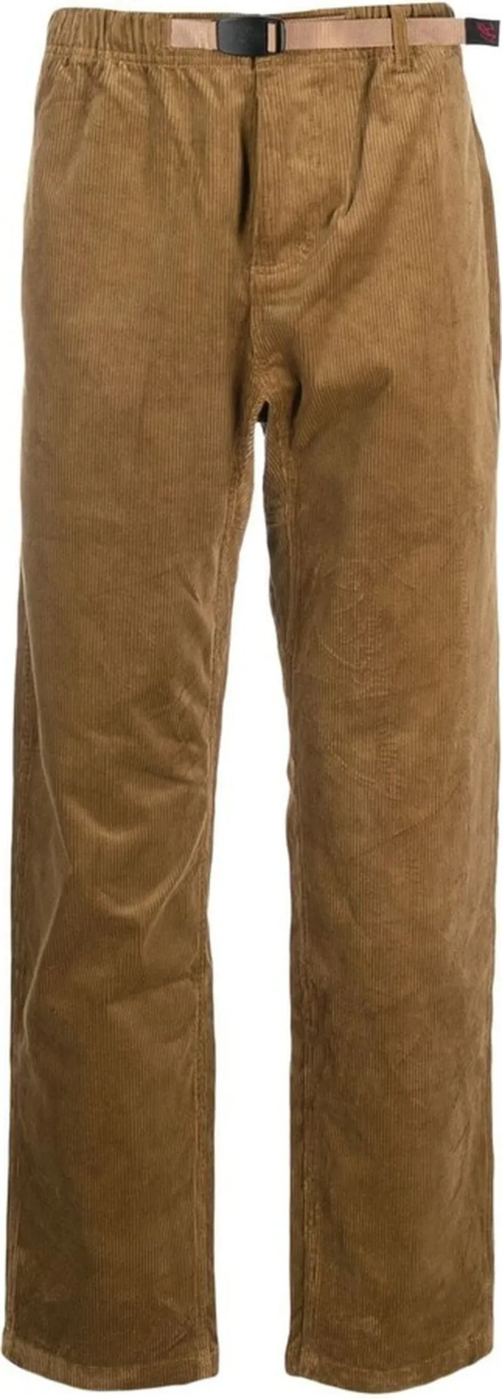 Corduroy Buckled Straight Trousers
