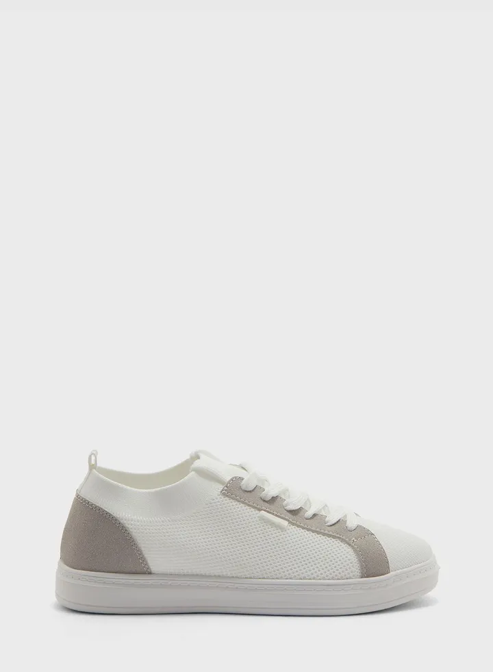 Knit Stacked Sole Sneaker