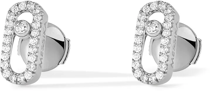 Move Uno Pavé Diamond Stud Earrings