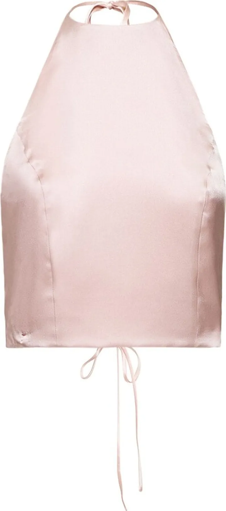 Leslie silk satin top