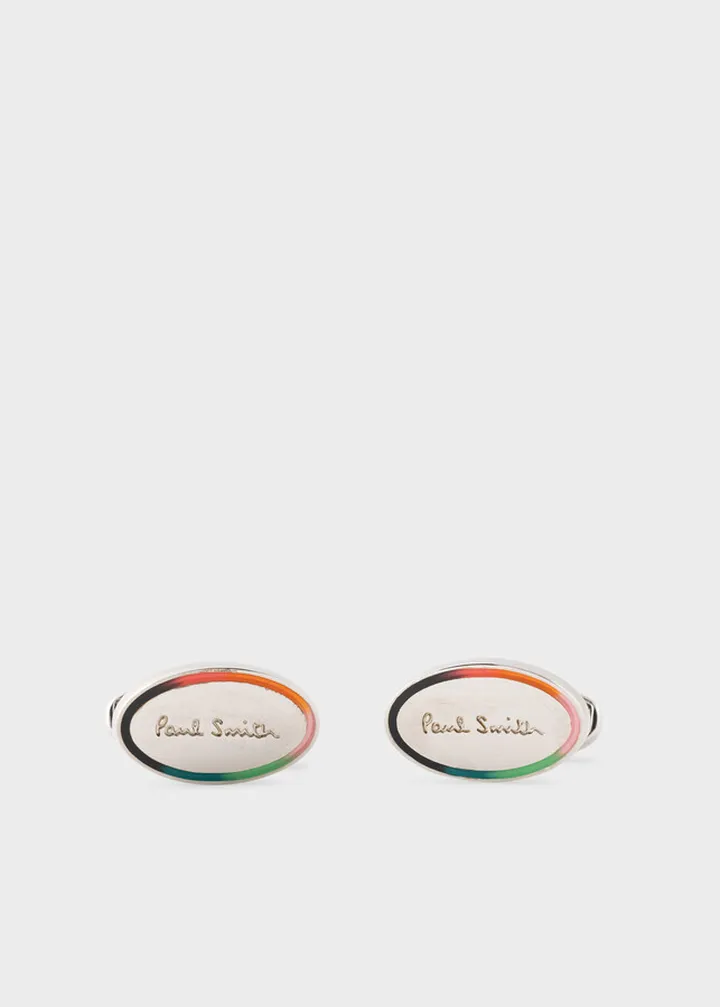 Oval Logo Cufflinks