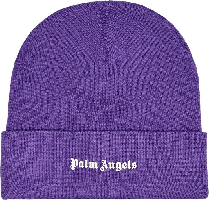 Classic logo wool blend beanie hat