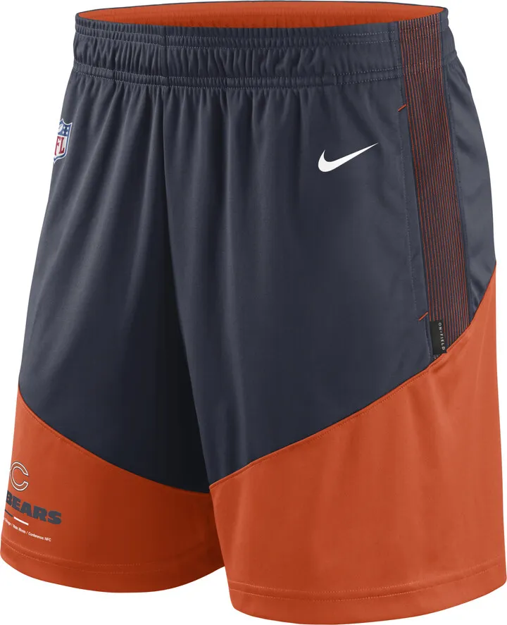 Nike Men's Dri-FIT Primary Lockup (NFL Chicago Bears) Shorts in Blue