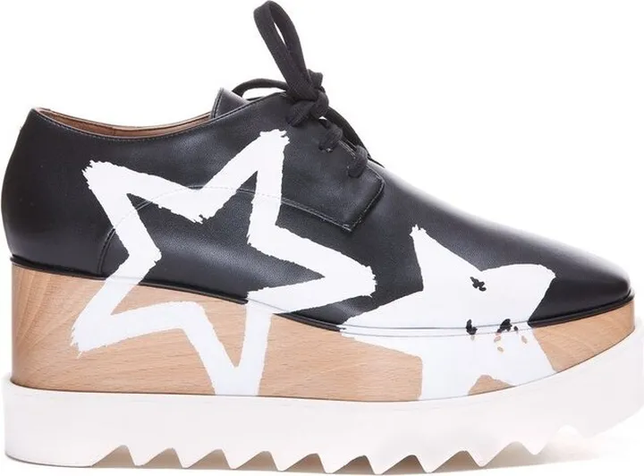 Stella McCartney Star Printed Platform Sneakers