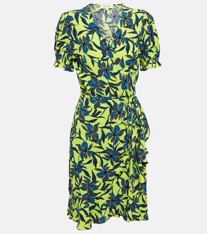Floral printed minidress