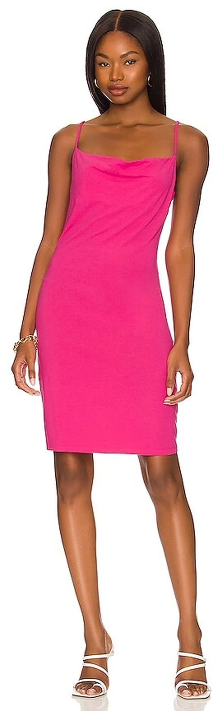 Jersey Draped Mini Dress