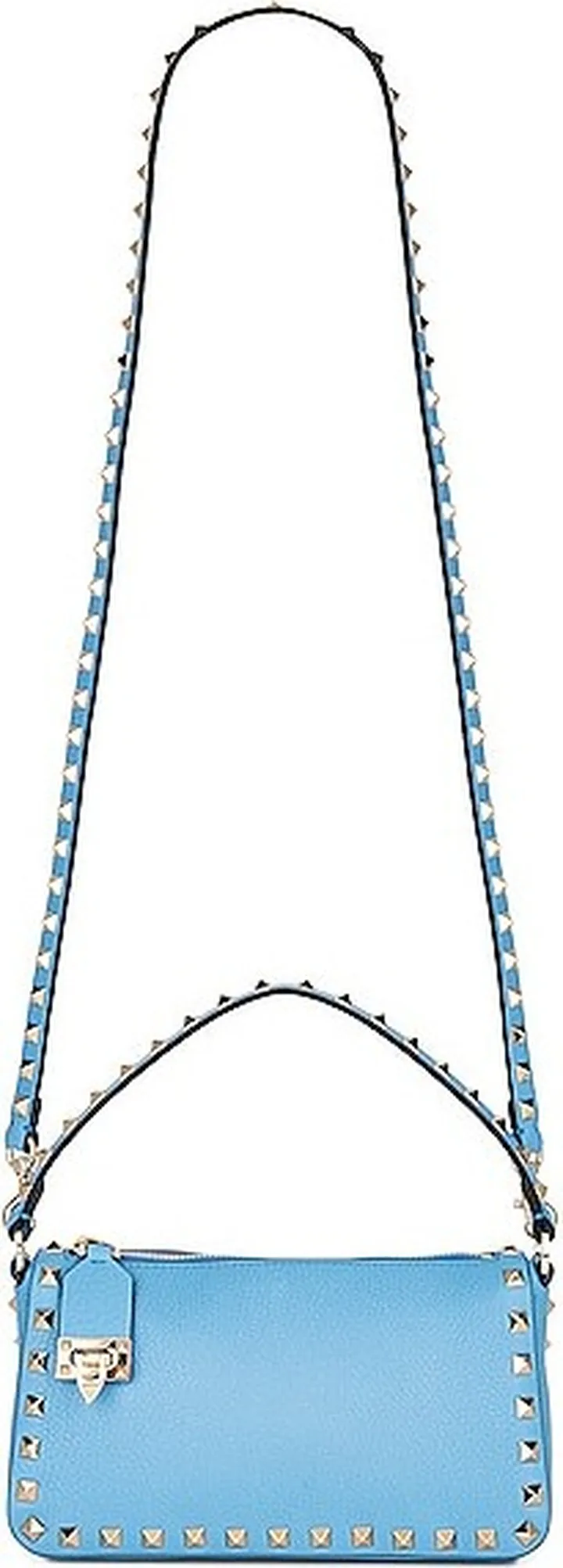 Valentino Garavani Small Rockstud Shoulder Bag in Blue