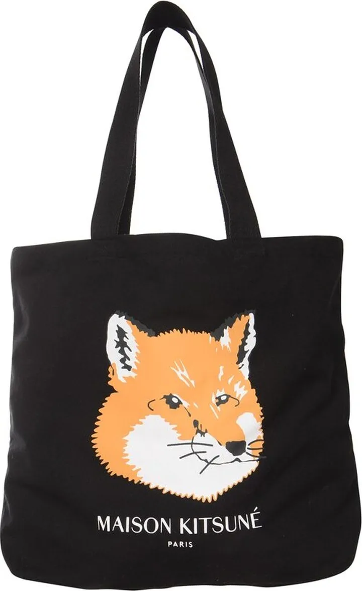 Maison Kitsuné Fox Head Tote Bag