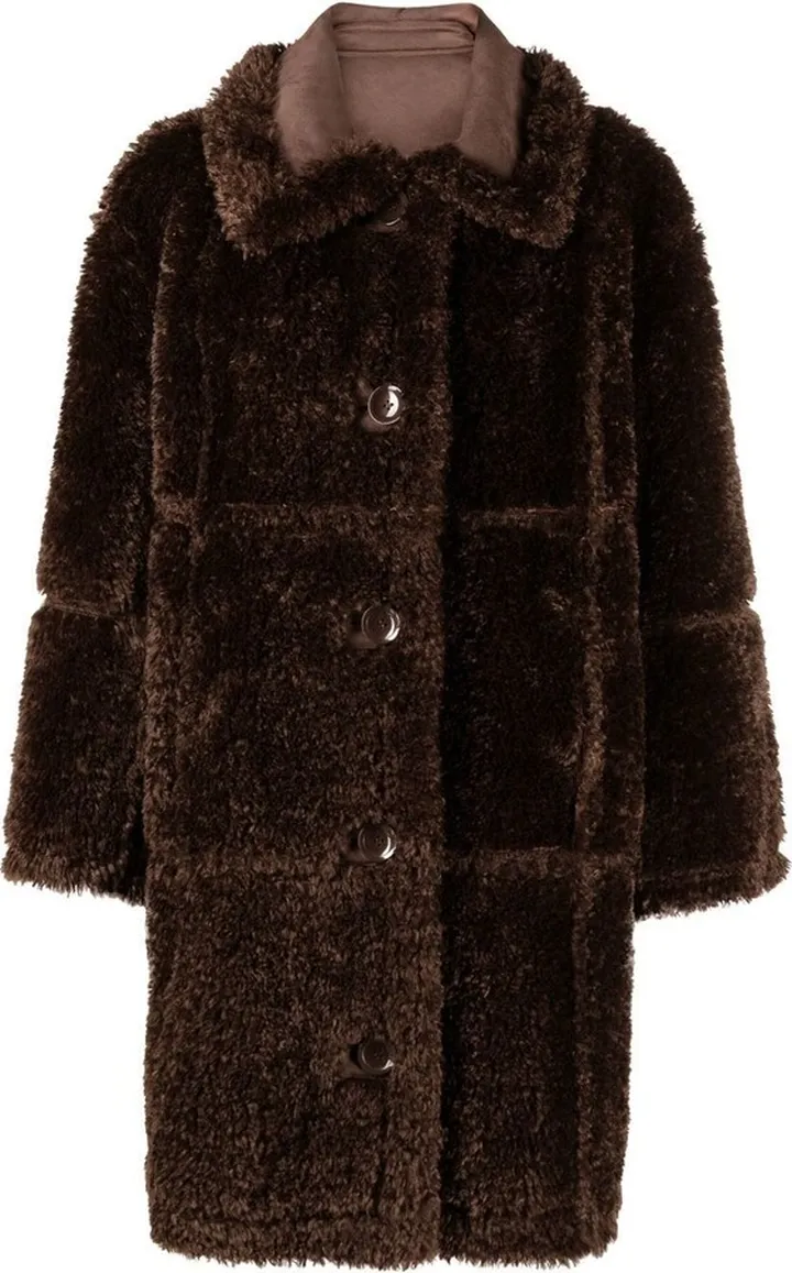 Samira faux-shearling coat