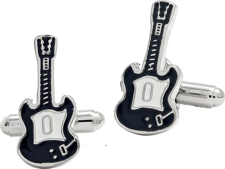 Guitar Enamel Cufflinks