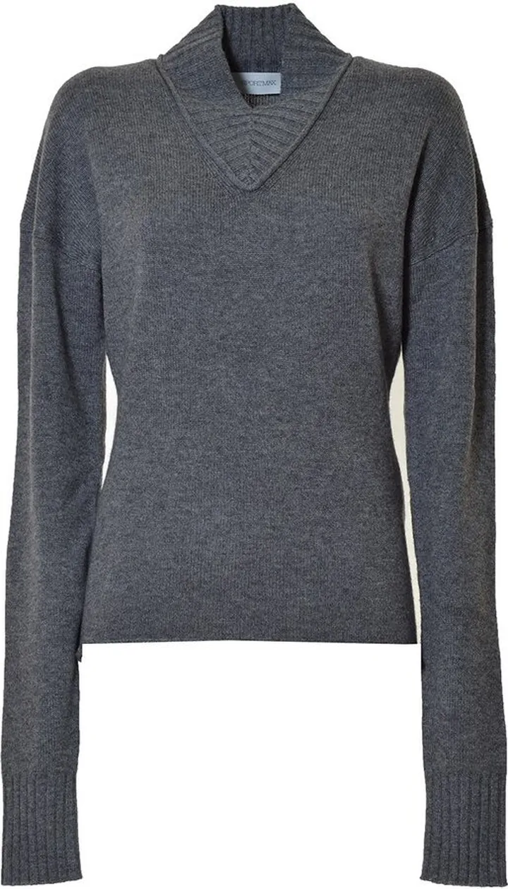 Sportmax V-Neck Long Sleeved Jumper