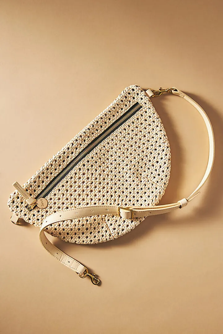Clare V. Grande Fanny Belt Bag Beige