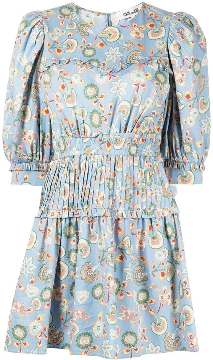 Phoebe floral-print mini dress