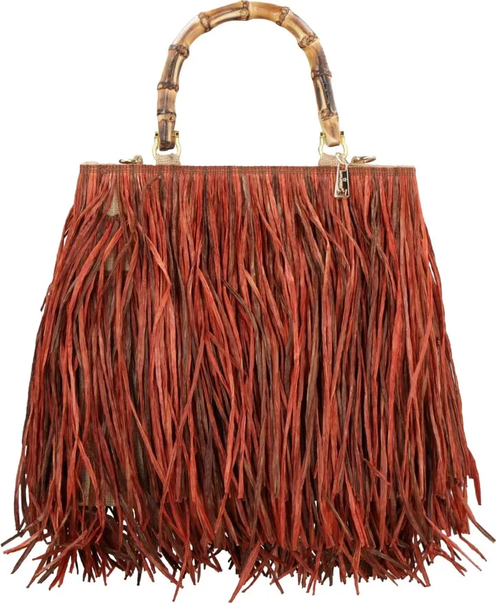 Lampione Raffia Tote Bag