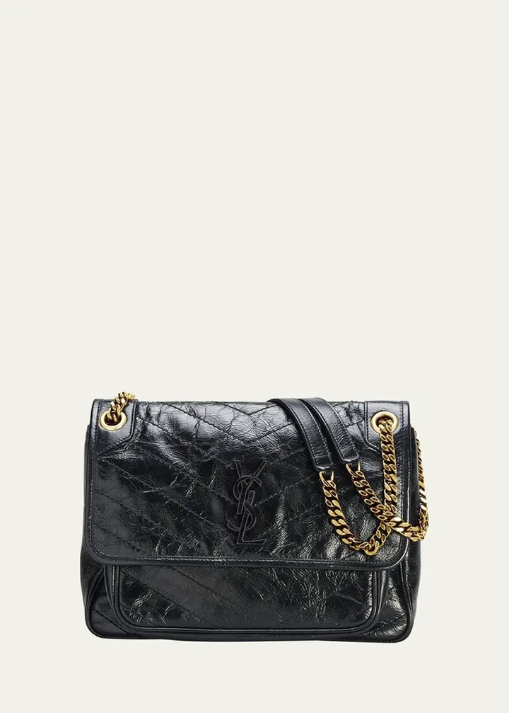 Niki Medium YSL Calfskin Shoulder Bag