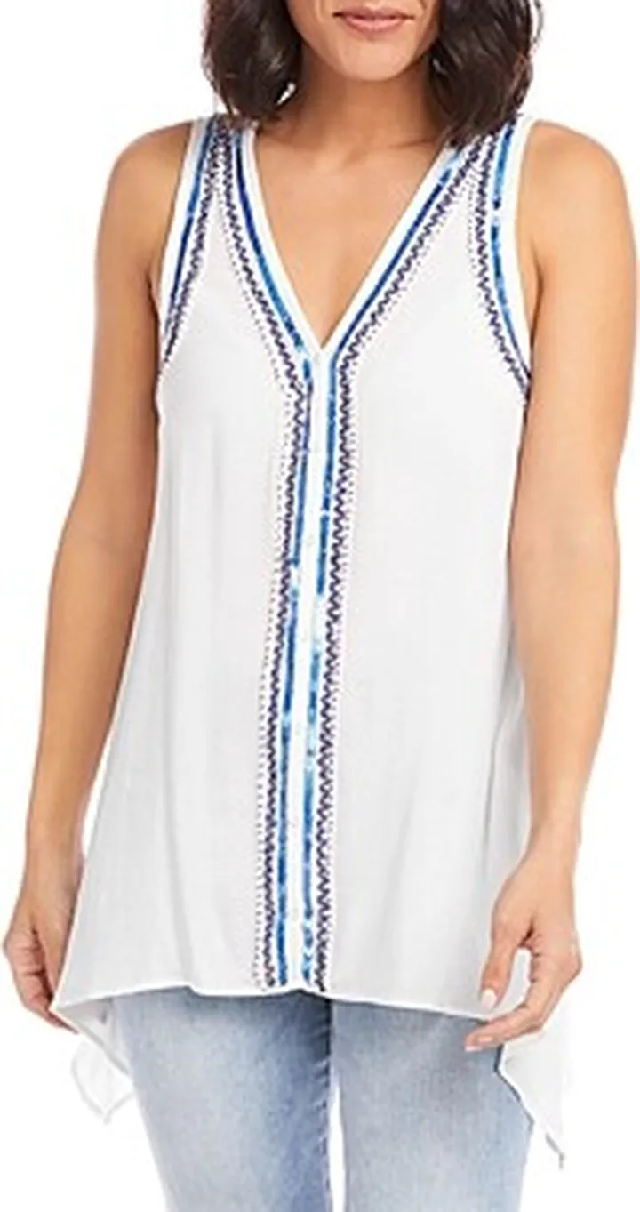 Karen Kane Embellished Tunic Top