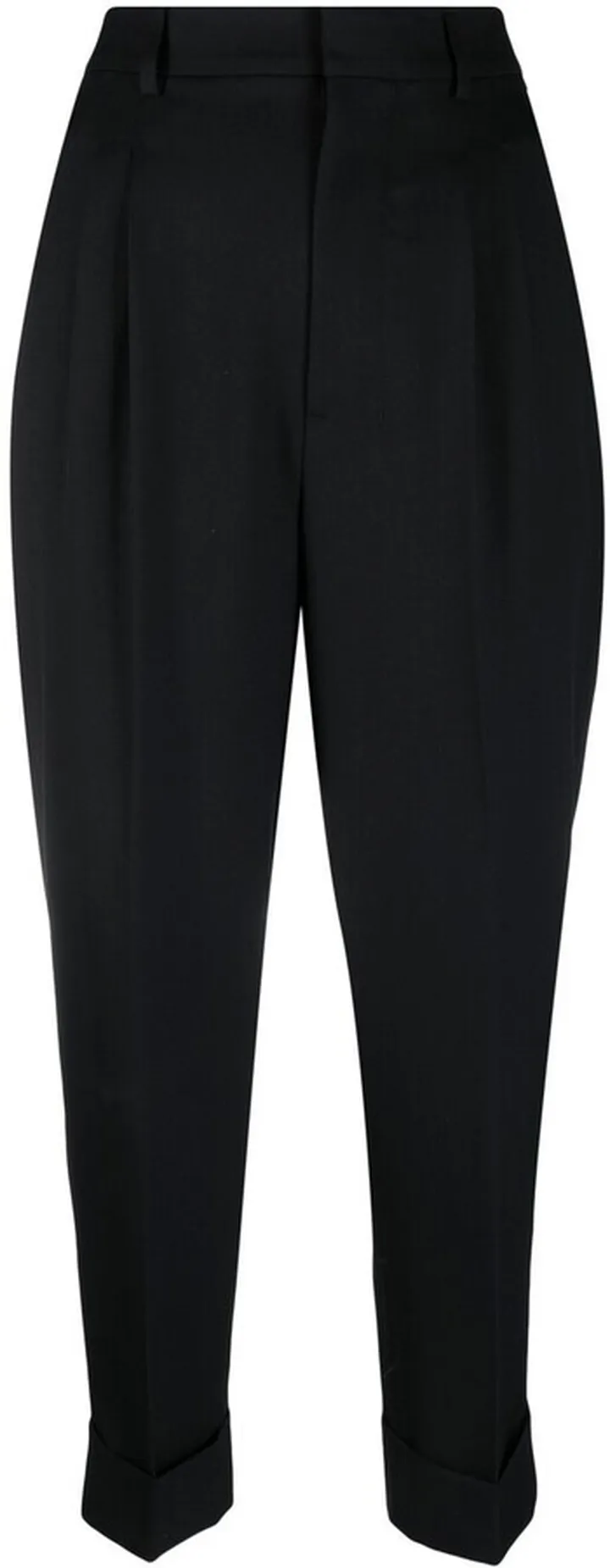 Tapered Cropped Trousers