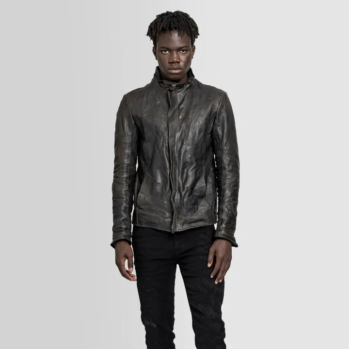 Poeme Bohemien Man Brown Leather Jackets