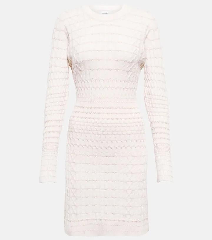 Cable-knit cashmere sweater dress