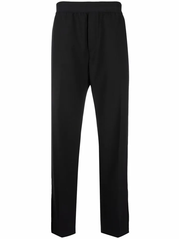 Mid-Rise Straight Trousers