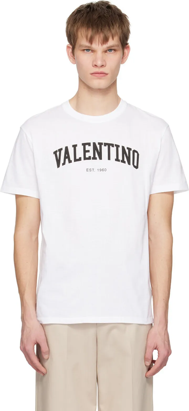 Valentino White Print T-Shirt