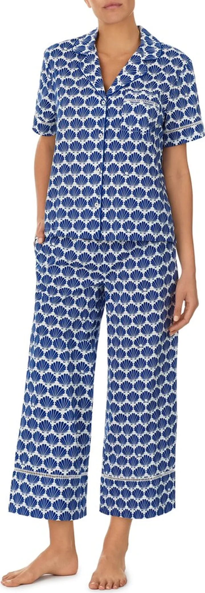 Print Crop Pajamas