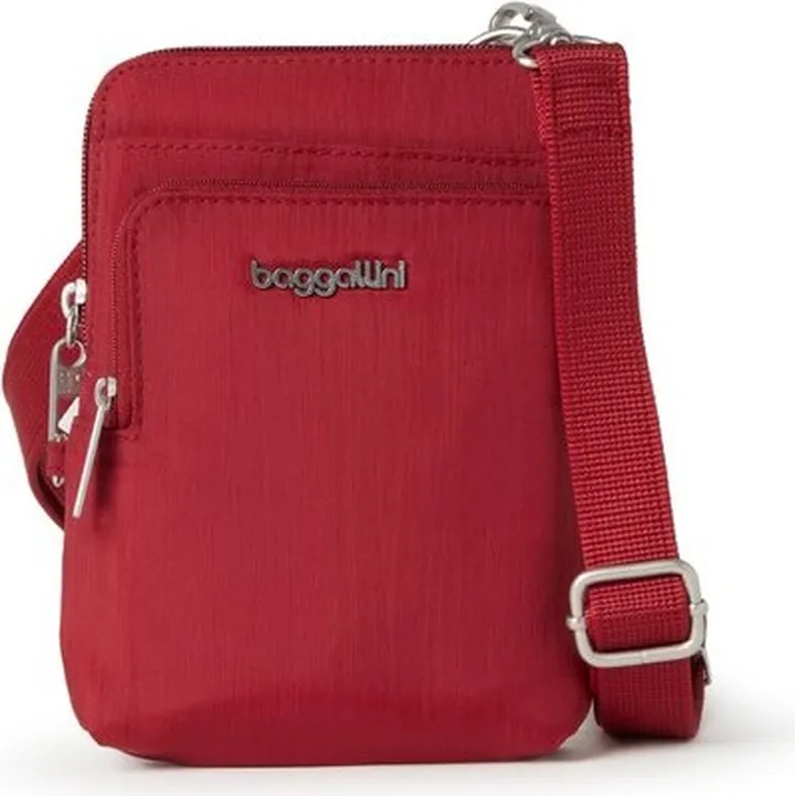 Baggallini Anti-Theft Activity Crossbody Bag - Red